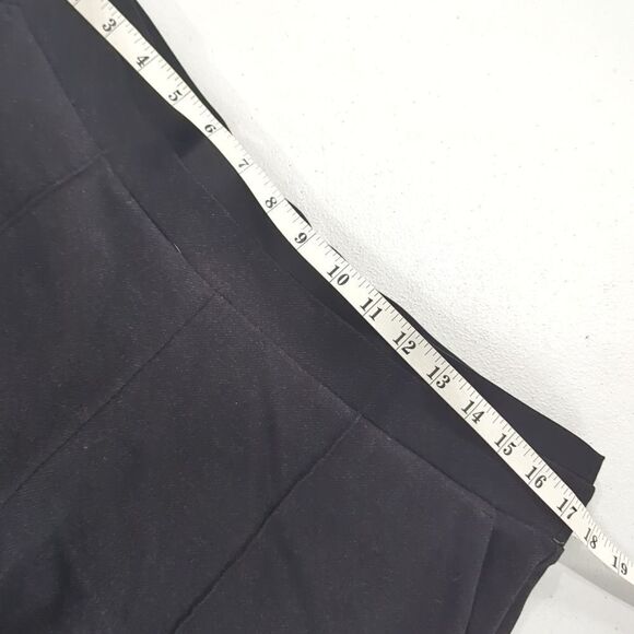 Athleta Pants Womens Large Black Venice Heathered Pintuck Pant Ankle Zip - Picture 9 of 11